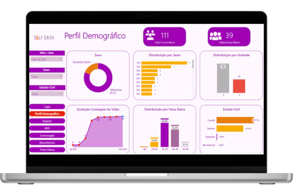 Dashboard de Analytics e Big Data